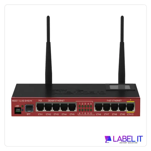 Get versatile networking with Mikrotik RB2011UiAS - high power, dual-chain wireless, robust performance, and 10 Ethernet ports