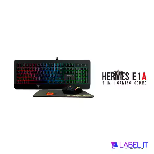 Gamdias HERMES E1A Combo Keyboard, Zeus E2 Optical Mouse and NYX E1 Mouse Mat